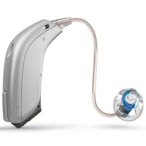 Receiver in canal hearing aid